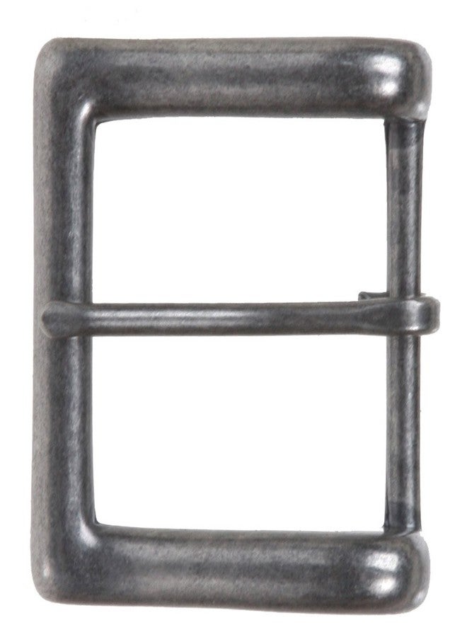 Beltiscool 1 3/4" (44 mm) Nickel Free Single Prong Square Belt Buckle, Antique Silver - Image 1